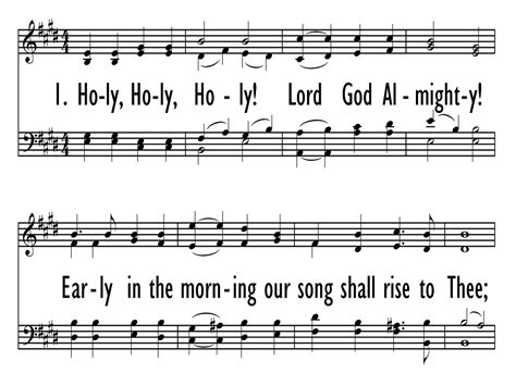 Trinity Hymnal (Rev. ed.) 100. Holy, holy, holy! Lord God.